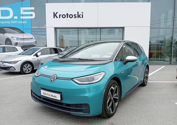 mazowieckie Volkswagen ID.3 cena 104900 przebieg: 33123, rok produkcji 2020 z Szamocin